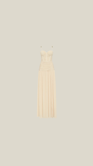 Double Time Pleat Maxi