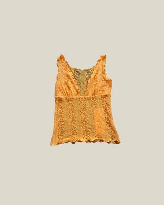 Tangerine Lace Cami