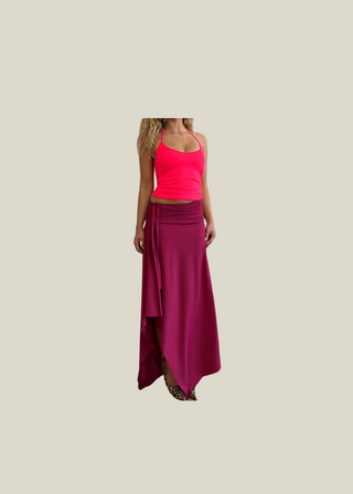 Jemima Set in Neon Wine